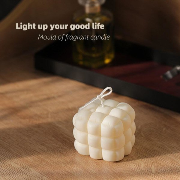 lysformar lys stearinljus DIY gjutformar i silikonform LZ22050 läderpall