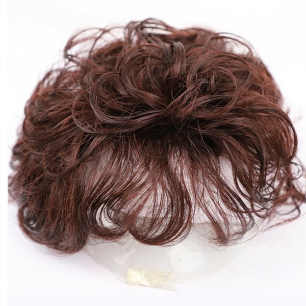 Mordely Curly Clip-On Hair Topper Hair Extension SVART sort