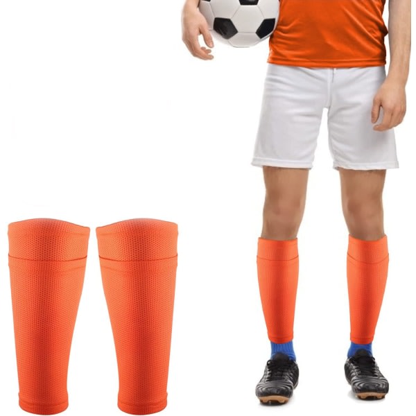 1 par Fotbollsleggingsstrumpor, Fotbollsleggingsöverdrag som andas, (oransje) zdq