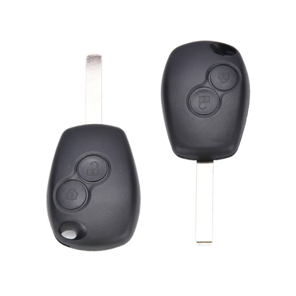 2-knappers Fob Shell Case Blad til Renault Modus Clio