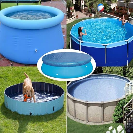 Runt poolskydd 183 cm diameter, vattentätt PE-poolskydd, rivtåligt dammtätt solpoolskydd för runda ovanmarkspooler, blått