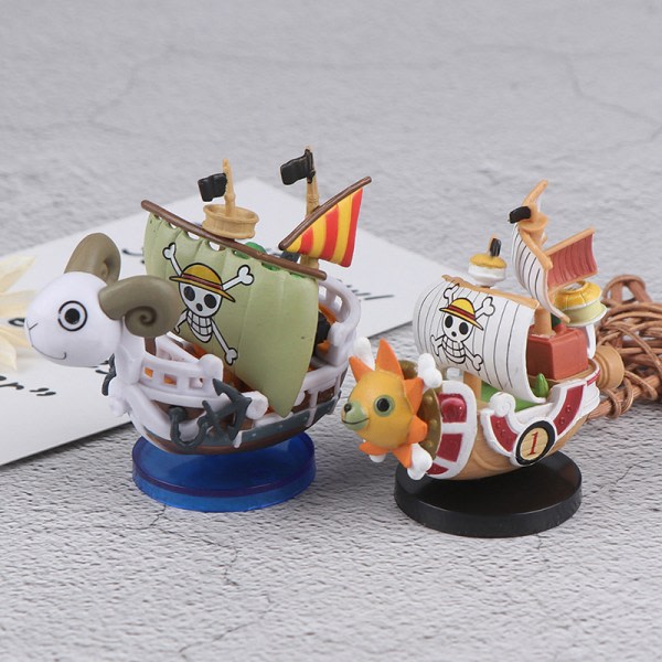 1 stk One Piece Going Merry Thousand Sunny Grand Pirate Ship Acti 2 One Size