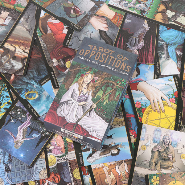 Tarot av visioner Tarot Prophecy Divination Deck Familjefest Bo Flerfärgad one size