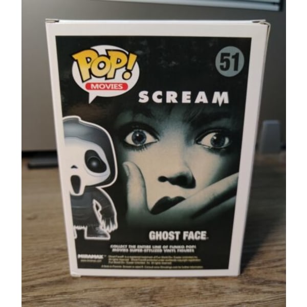 FUNKO POP! Film: Scream 51# Ghostface Legetøj Vinyl Actionfigurer