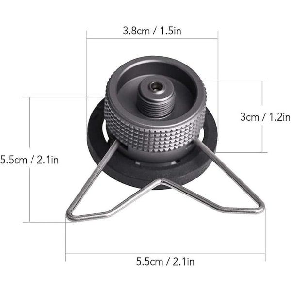 Butancylinderadapter Gasbehållarehuvud Konverteringsadapter Munstycke Inloppstyp Skruvtyp Ventilutlopp
