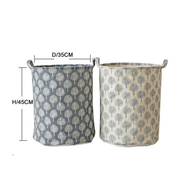 Laundry Hamper Storage Sorter with Drawstring, Foldable Laundry Basket