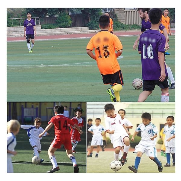 Fotbollstrumpor Barn Barn Andas Sport Träning Tillbehör Flickor Pojkar Långa strumpor Orange zdq