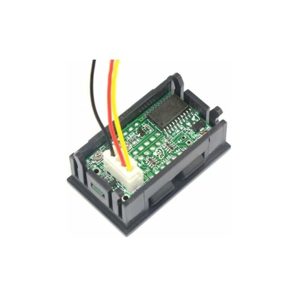 50A Dubbel Röd Shunt, DC Dubbel Display Digital Strömvoltmeter, Digital Mätare, Amperemeter 0 till 50A Spänning Amperemeter Volt-Ampere Bilpanel Monitor
