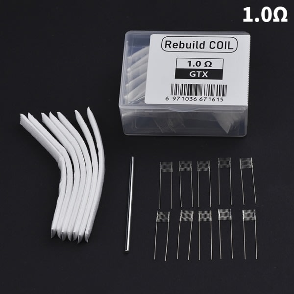 CDQ DIY Tool Rebuild Kit Mesh Coil Resistance Wire Accessor 1.0Ω