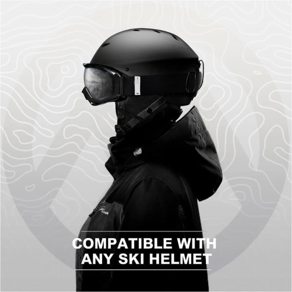 OTG Skidmask - Anti-Imma Skidglasögon Antidamm Vindtät UV400 Skydd Snowboardglasögon för Män & Kvinnor Pojkar & Flickor