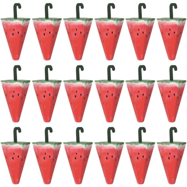 CDQ Paket med 25 papperskartonger för godispresent, paraplyform, förvaringslådor för söta godsaker (vattenmelon) color 1