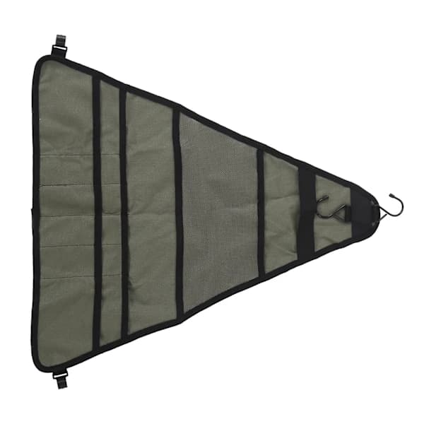 Foldable Adjustable Cutlery Storage Bag with Multiple Pockets for Backpacking BBQ Camping Hiking
