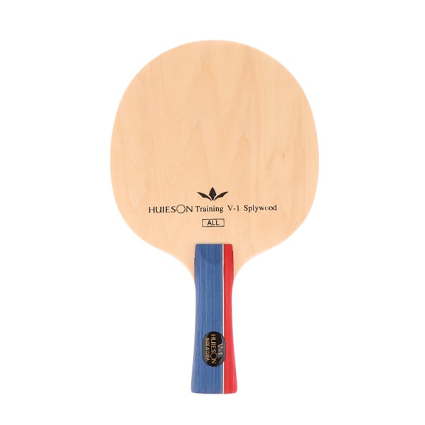 1. Bordtennis bat med lett grep Ping Pong Wood farge ONE SIZE