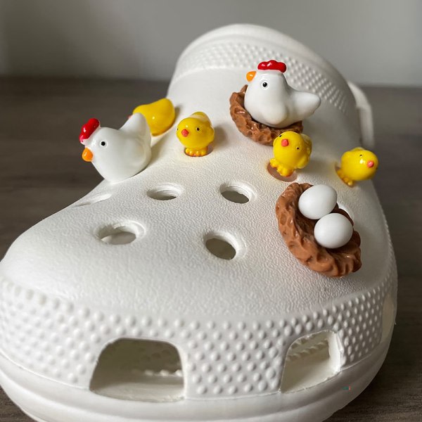 3D-kenkäkoristeet e-kanat DIY-match-kenkien lisävarusteisiin Ma 7PCS