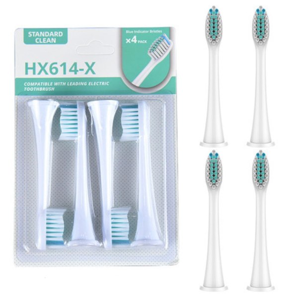 8-pack Ersättningsborsthuvuden för Philips Sonicare Serie 3, 6, 9 Svart Black Svart