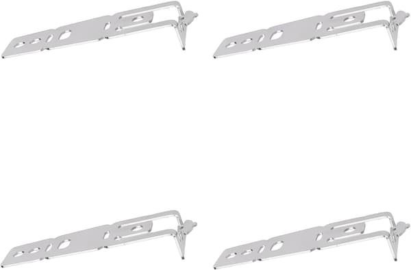 Diskmaskinsmonteringsfäste 4-pack WD01X27759 Reservdelar för GE Hotpoint Diskmaskiner Silver