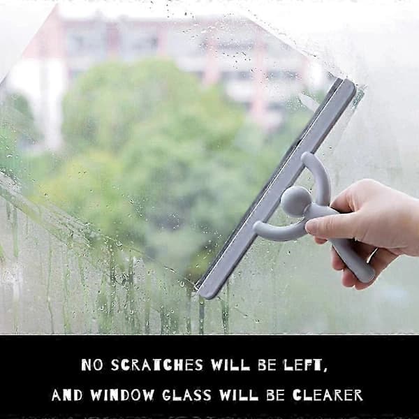 Shower squeegee, Creative window squeegee for bathroom/car window glass/mirror/kitchen cleaning, Shower wall SZRH A-C [DB]