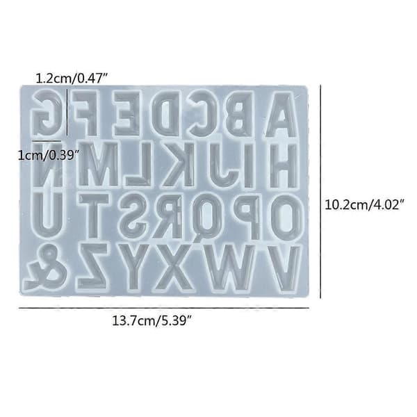 Silikone Epoxy Resin Støbeforme Silikone Resin Forme Store Bogstaver_tfrf
