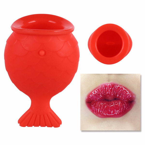 CDQ Kvinnor Full Lip Plumper Enhancer Lips Silikonform Verktyg Mun