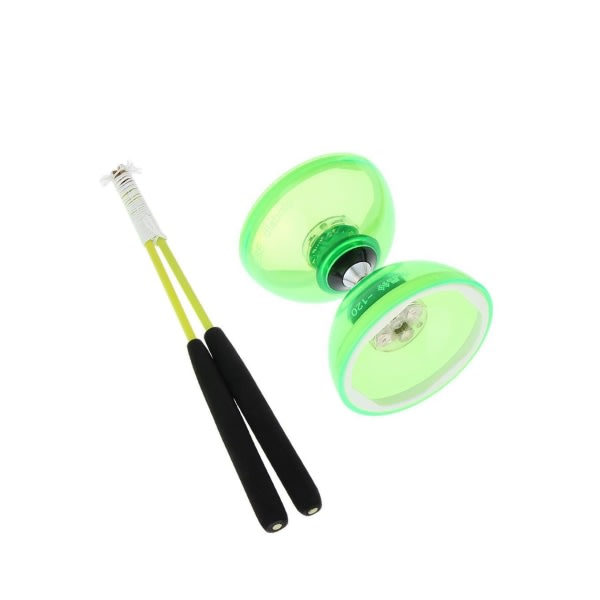 1/2/3 12cm Pro Trippellager Dobbelt-Endet Kinesisk Yoyo Diabolo Grøn 12cm 1 stk