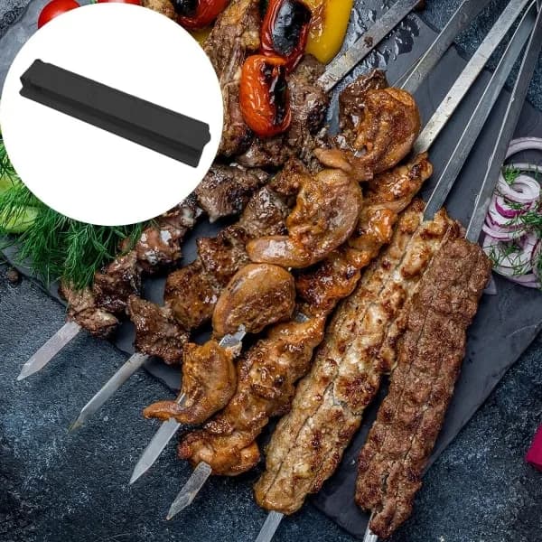 Kebab Maker Presse Manuel Grill Spyd Form til BBQ Camping og Havefester 28 cm