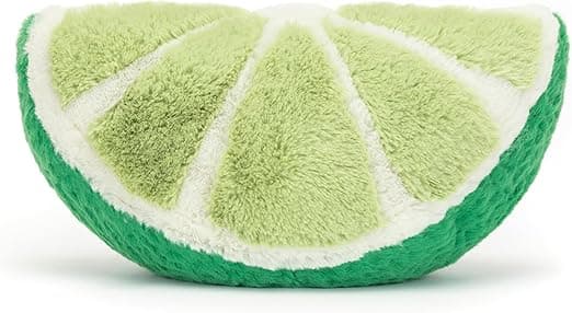 Morsom limefarget skive - H: 18 cm x L: 25 cm