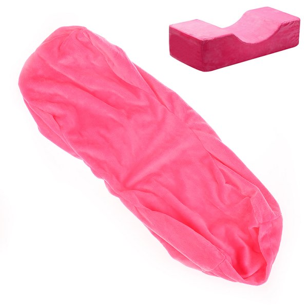 ?gonfransf?rl?ngning cover Flanellympande ?gonfransar Pillo Rose punainen one size