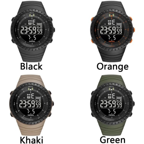 Armbandsur med LED-display KHAKI khaki khaki