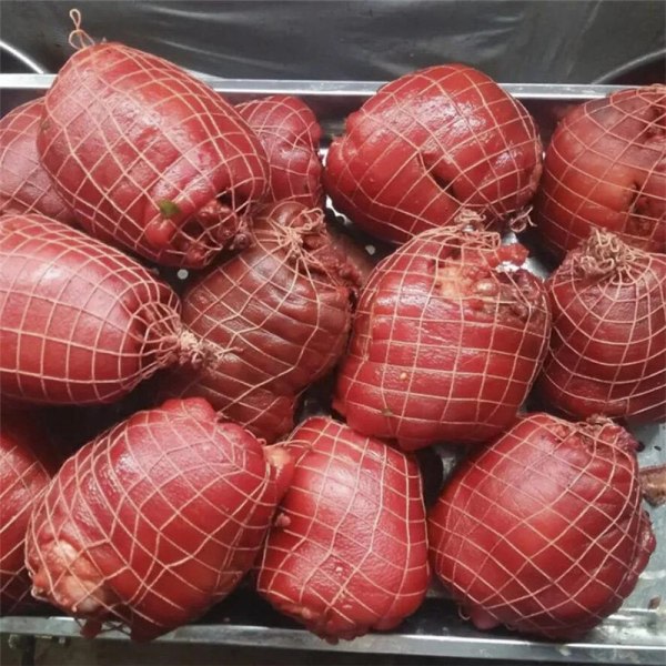 5 meter bomulds kødnet pølse net slagter net pølse hvid 5m