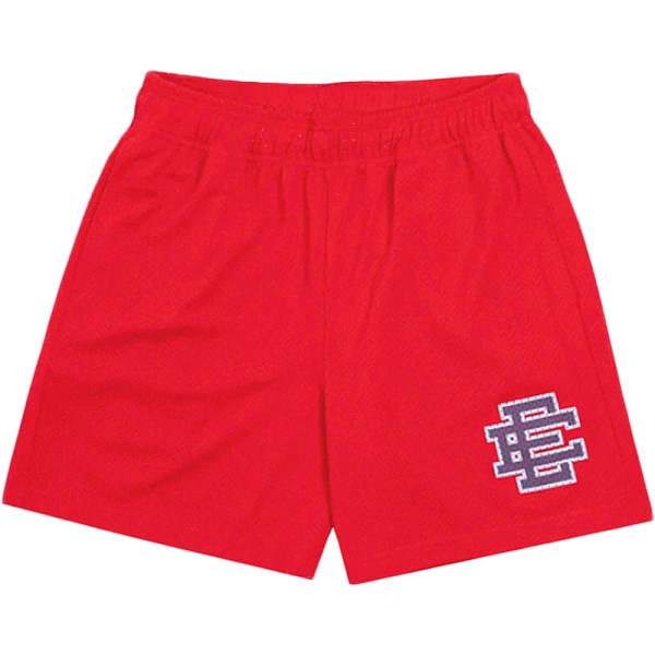 Eric Emanuel Shorts Sport Åndbare Mesh Bukser Unisex Rød 3xl Zdq