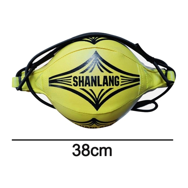 Boxningsboll Speed Bag Speed Träningsboll Dubbla väskor för stansning MMA Träning Träning Träning Agility Träning-Gul
