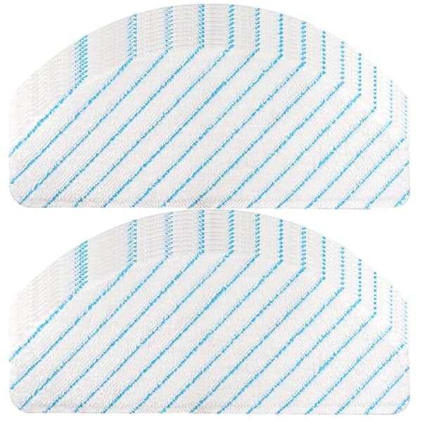 20-pack mikrofibermoppdynor ersättning för Ecovacs Deebot Ozmo T8 AIVI T8 Max N8 N8 Pro N8 Pro Plus T9 Power Max Hårdgolvsrengöring Vit Blå