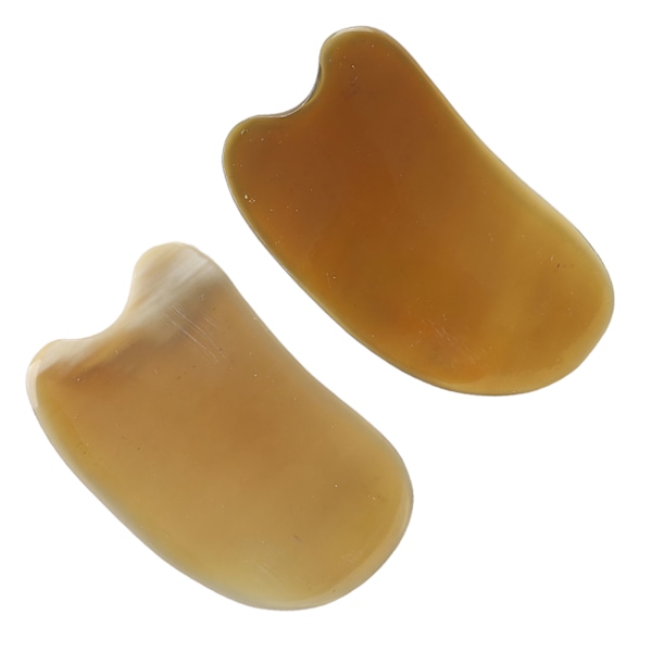 2 st Gua Sha Ansiktsverktyg Gua Sha Skrapmassageverktyg Guasha Bräda för Hals Ansikte Rygg Handled Axlar Fot