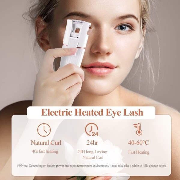 Elektriskt uppvärmd ögonfransklämma laddningstyp permanent set ögonfransklämma