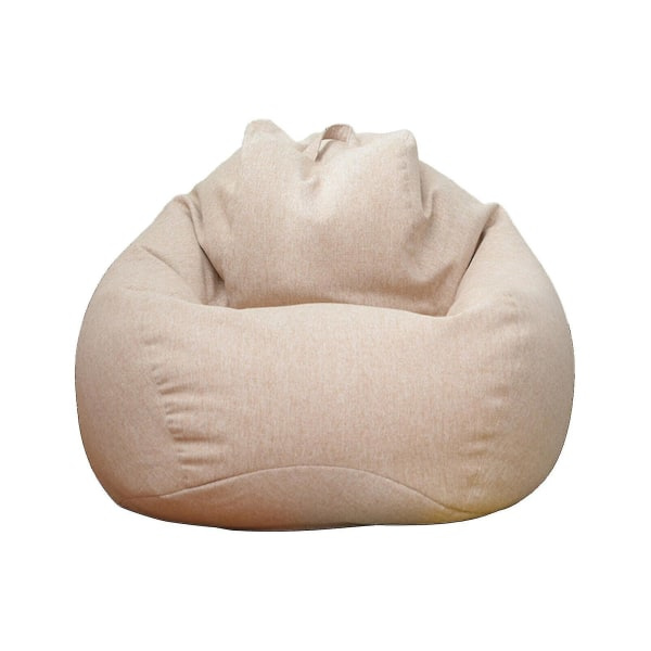 Ei täytettä Bean Bag Tuolit Sohva Päällinen Sisätilojen Laiska Lepopaikka Aikuisille Lapsille Khaki