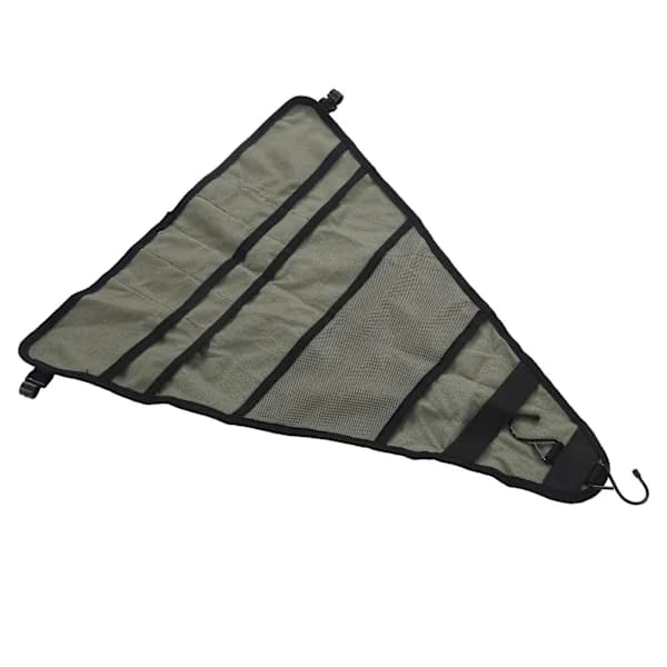 Foldable Adjustable Cutlery Storage Bag with Multiple Pockets for Backpacking BBQ Camping Hiking