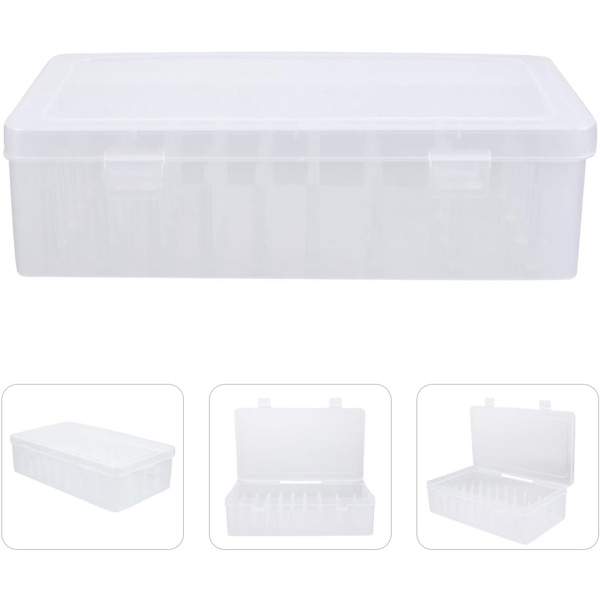 Sewing Thread Storage Box - Holds 42 Thread Spools - Sewing Accessories Organizer
