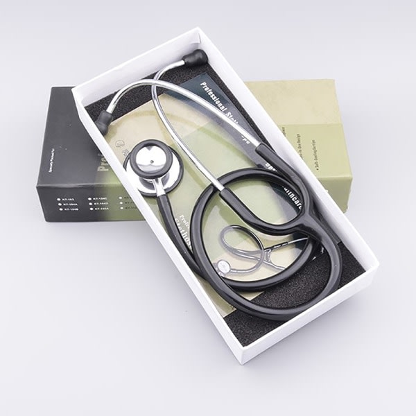 CDQ Multifunktionellt stetoskop med dubbelt huvudrör hjärtstetoskop