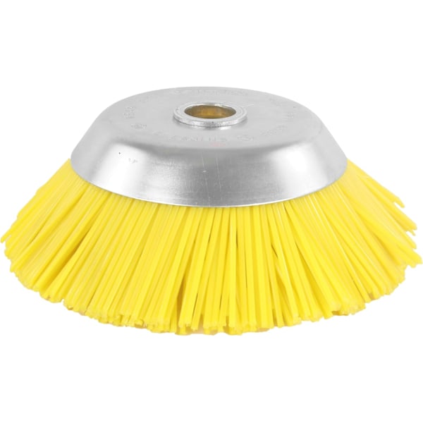 Universell borste för röjsåg. Ogräsborste gräsmatta ogräs nylon 200 x 25,4 mm gul