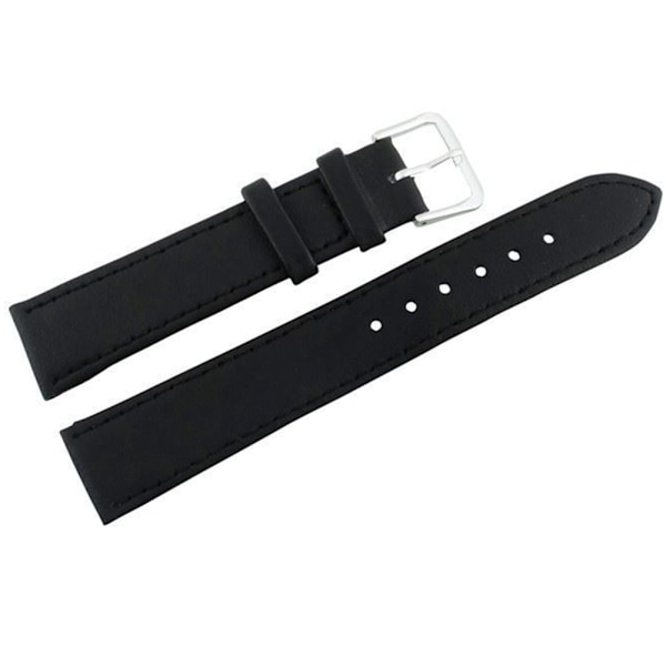 Stilsäkert Hållbart Klockarmband i PU-Läder Brun Brun 14MM