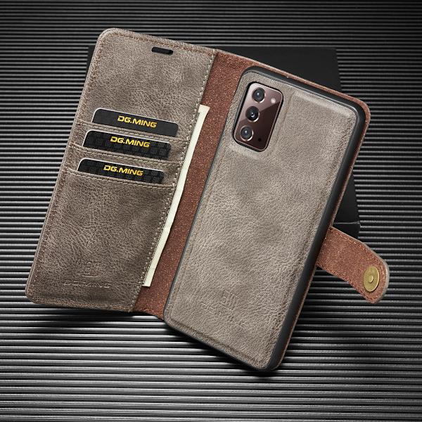 Samsung Galaxy S21 - DG.MING 2in1 Magnet Etui - Grå Grey Grå