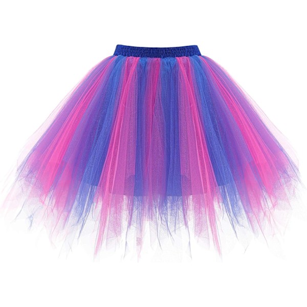 Vintage 1950-talls Tutu-skjørt for kvinner Balett Bubble Dance-skjørt for festvoksne