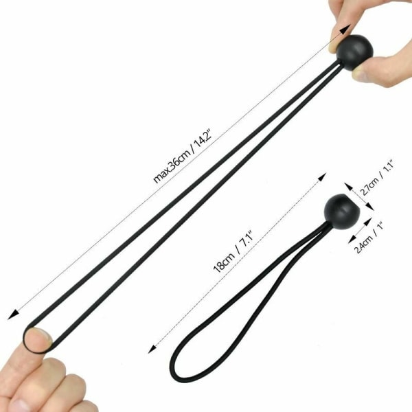 25 st Elastiska presenningsspännare, professionella spännare med kula, gummiband för presenningar, bindebanderoller, tält, affischer