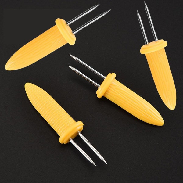 Maiskolber Grimma, 10 stk Maiskolber Spid, Grillspyd Mat Fruktgafler, Maisholder Maiskolbe Nål For Bbq 20stk