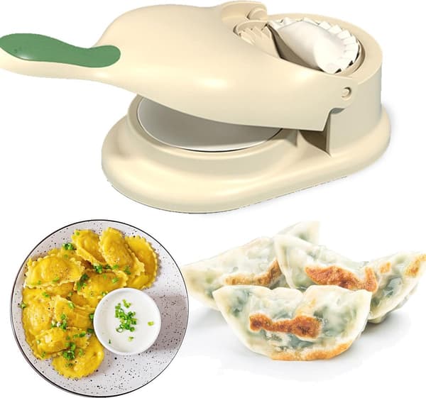Dumpling Machine - Dumpling Press - Dough Mold - Steel - Ravioli Mold - Cooking - Dumpling Molds - Molds - Ravioli Dumplings - 2 - 1