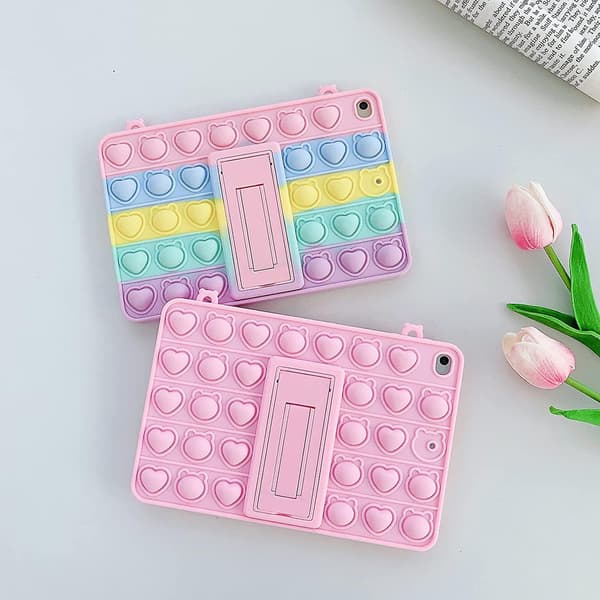 Cover til iPad 9. generation 2021 10,2 tommer, iPad 7. & 8. generation 2020/2019 Cover - Bubble Fidget Sensorisk iPad 10,2 Cover til Børn_tfrf