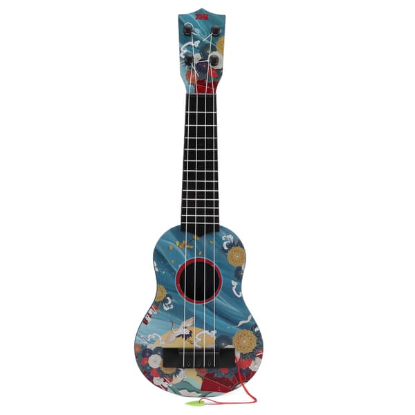 Barnleksak Ukulele Mini Plastgitarr Musikinstrument för Förskolebarn Present Blå