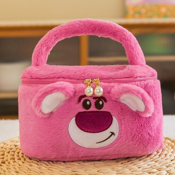 Kuromi Mansikka Karhu Melody Cinnamoroll Anime Pehmo Meikkilaukut 20x10x9cmE
