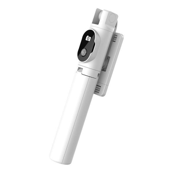 Expanderbart Mobilställ Telefon Selfie Stick Med Fjärrkontroll hvit