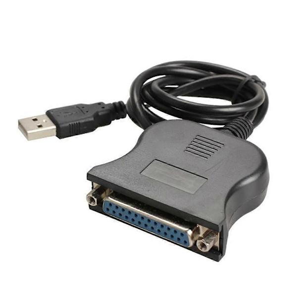 USB 2.0 til DB25 Parallelport IEEE 1284 25-pin parallelprinteradapter_tfrf
